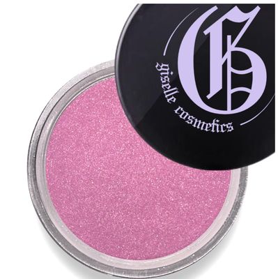 Giselle Cosmetics Bubble Gum Mineral Loose Eye Shadow - Organic, Shimmer, Sparkle &amp; Glitter Eyeshadow Palette Makeup | Pink, Lavender, Purple, Hot Pink, Metallic Eye Cream | Eye Glitter Singles