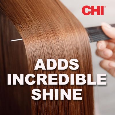 CHI Argan Oil Leave In Treatment, Argan Plus Moringa Oil, Lightweight Formula To Moisturize Dull &amp; Damaged Hair, Sulfate &amp; Paraben-Free, 3 Oz