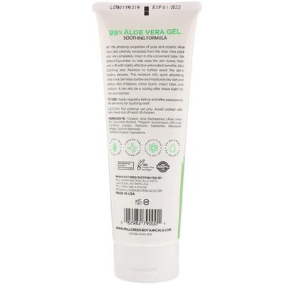 Mill Creek 99% Aloe Vera Gel 8 oz