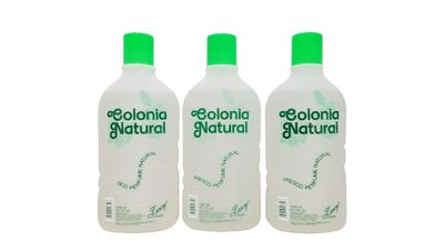 Lancry Colonia Natural Cologne 33.3oz / 1000ml (Pack of 3)