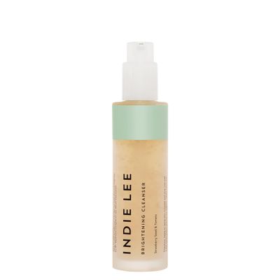 Indie Lee Brightening Facial Cleanser - Daily Hydrating Cleanser, Makeup Remover &amp; Exfoliating Face Mask to Brighten, Firm &amp; Protect Dry Skin - Clean, Gentle Face Wash (4.2oz)
