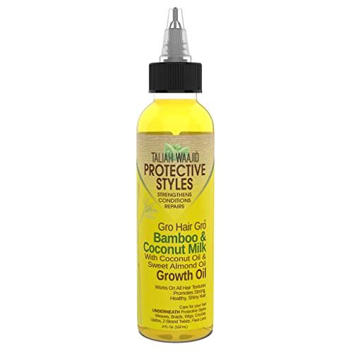 Taliah Waajid Hair Gro Bamboo and Coconut Milk Growth Oil, 4 Oz