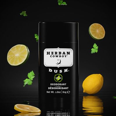 Product Description Herban Cowboy Mens Deodorant, Dusk, 2.8 Ounce - Cruelty-Free, Vegan and Plant-Powered Deodorant - Gentle and Non-Greasy Formula