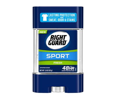 Right Guard Sport Clear Gel Antiperspirant, Fresh, 3 Ounce (Pack of 6)
