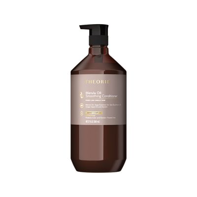 Theorie Marula Oil Hair Smoothing Conditioner - Frizz Control with Marula, Sea Buckthorn &amp; Grape Seed Oils, Sulfate &amp; Gluten Free, All Hair Types, 800 ML