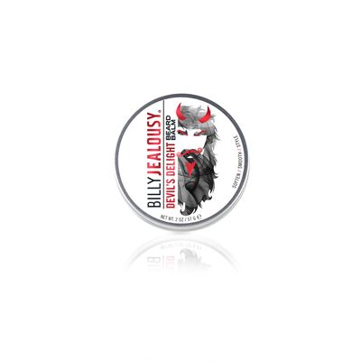 Billy Jealousy Moisturizing Strengthening &amp; Softening Everyday Scented Beard Balm, Devil&#39;s Delight, 2 oz.