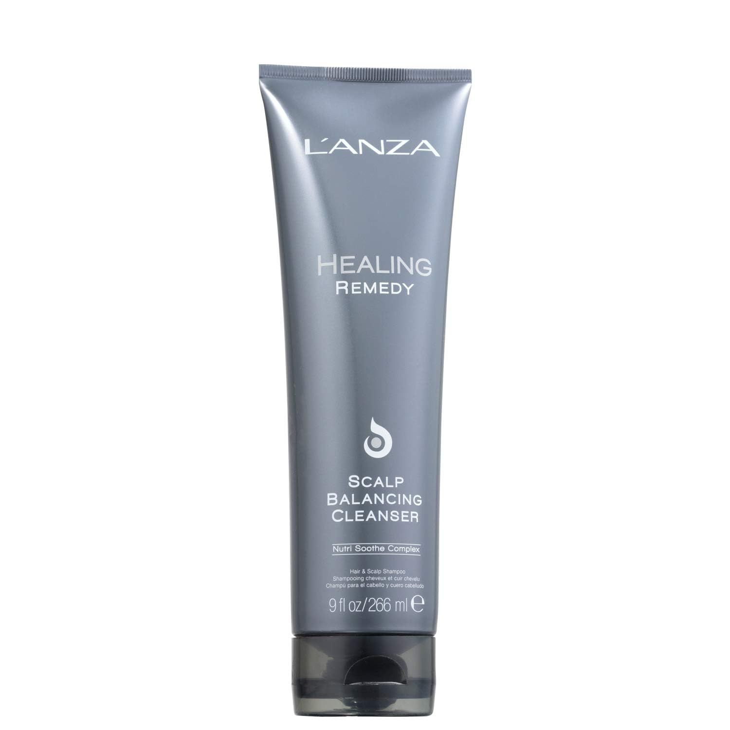 L&#39;ANZA Healing Remedy Scalp Balancing Cleanser, Restores Wellness to Hair and Scalp While Reducing Oiliness and Excessive Sebum, with Papaya Extract, Paraben-free, Gluten-free (9 Fl Oz)