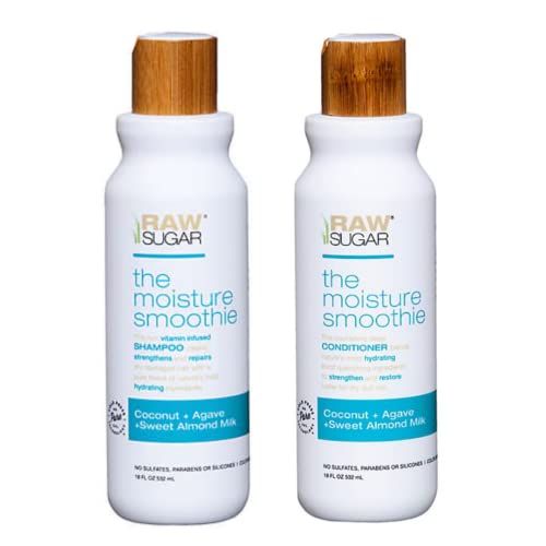 Raw Sugar Coconut + Raw Honey + Sweet Almond Milk Shampoo &amp; Conditioner Set of 2 (Each 18 FL OZ)