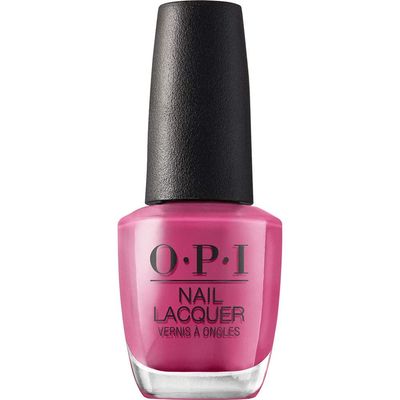 OPI Nail Lacquer Aurora Berry-alis | Opaque Dark Pink Crme Chip Resistant Nail Polish | Iceland Collection