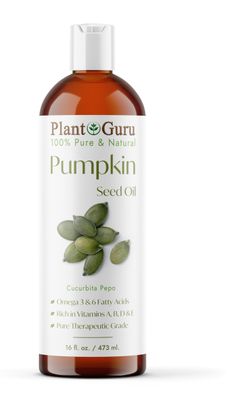 Pumpkin Seed Oil 16 oz. Virgin, Unrefined Cold Pressed 100% Pure Natural - Skin, Body And Face. Great for Aromatherapy &amp; More!