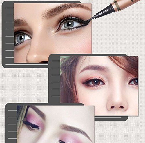 WOIWO Eyeliner Liquid Waterproof Quick Dry Head, Black Eye Pencil.