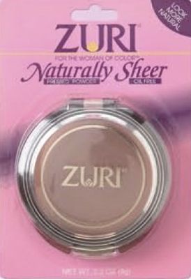 Zuri Naturally Sheer Pressed Powder - Mocha Cream