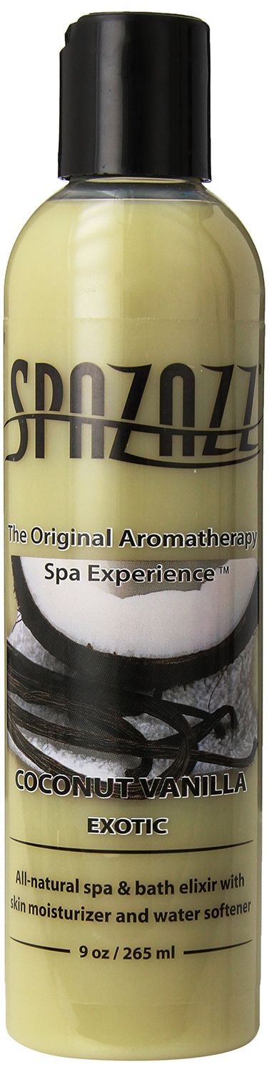 Spazazz SPZ-280 Original Elixir Bottle Spa and Bath Aromatherapy, 9-Ounce, Coconut Vanilla Exotic