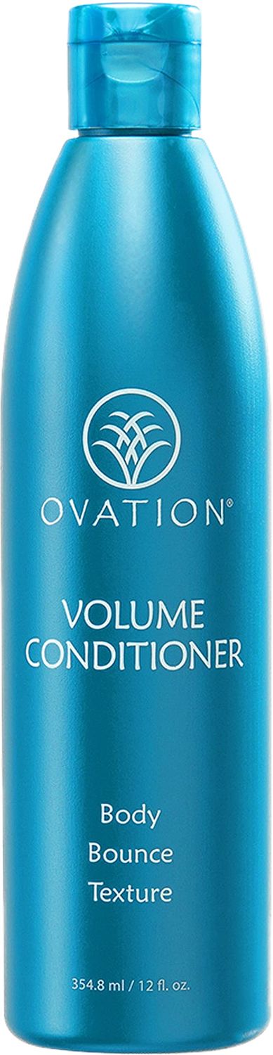 Ovation Hair Volume Conditioner - Light Conditioner for Fine Hair - 12 oz - Lightweight Rinse For Voluminous, Bouncy Hair - With Olive Oil, Vitamin B5, Antioxidants - No Parabens and Sulfates