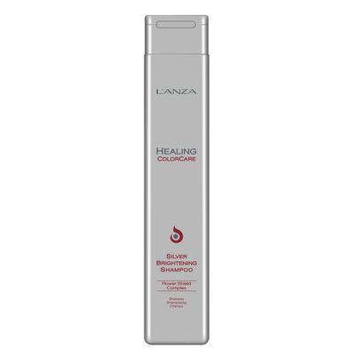 L&#39;ANZA Healing ColorCare Silver Brightening Shampoo, for Silver, Gray, White, Blonde &amp; Highlighted Hair, Boosts Shine and Brightness while Healing, Controls Unwanted Warm Tones (10.1 Fl Oz)