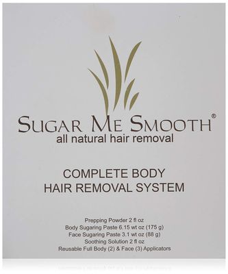 Complete Body Hair Removal System Kit by Sugar Me Smooth for Unisex - 9 Pc Kit