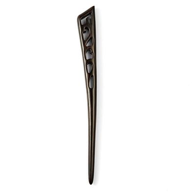 Liasun Classical Handmade Carved Hair Sticks-Natural Black Sandalwood(ebony) Hair Styling Pins Chopsticks for Hair Updo Making Accessory-7 Inches Long (Window Blossoms)