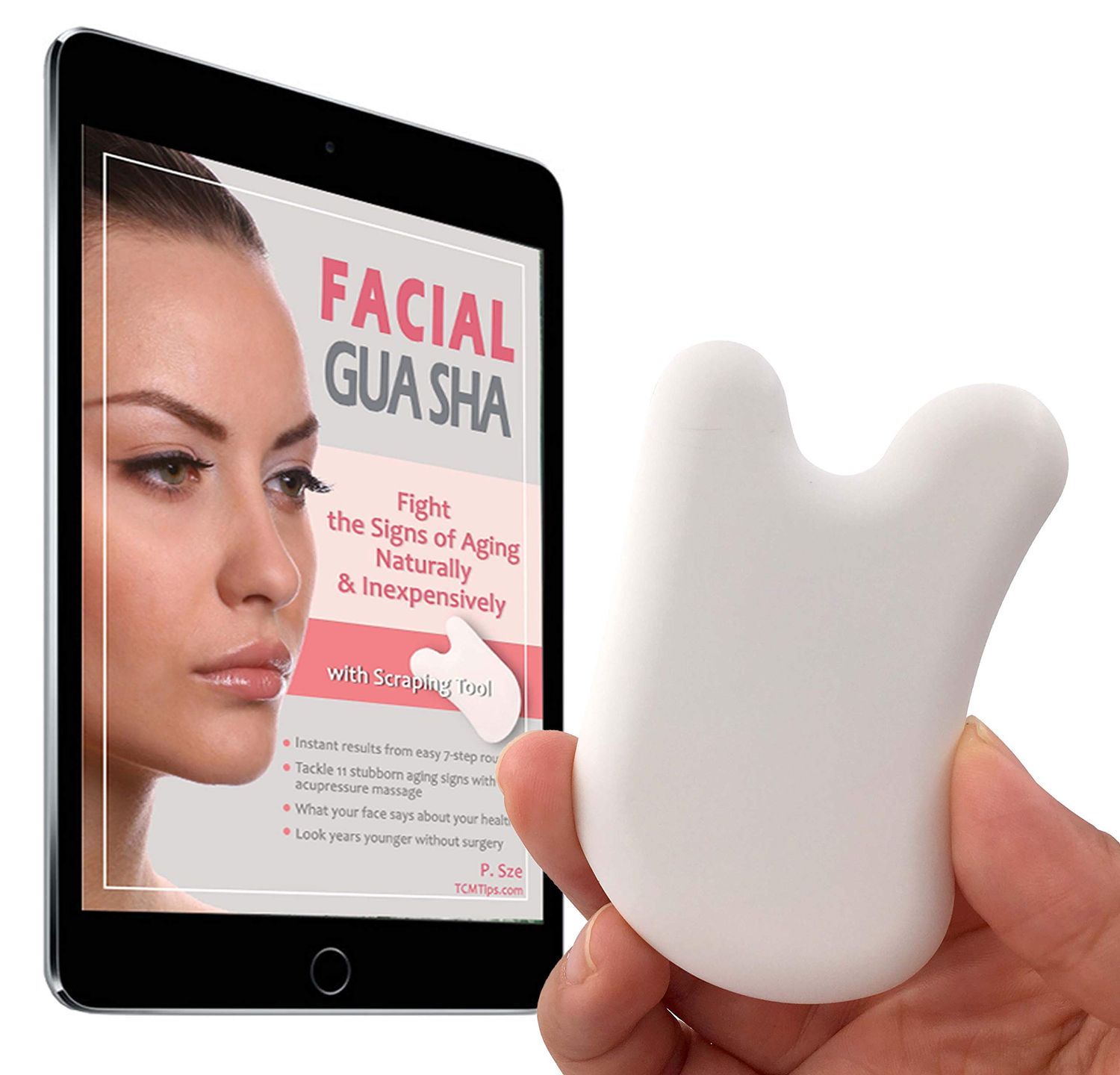 Anti-Aging Gua Sha Tools for Face with Problem-Specific Instructions
