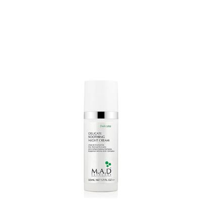 M.A.D Skincare Delicate Soothing Night Cream - For Sensitive Skin 1.7 oz.