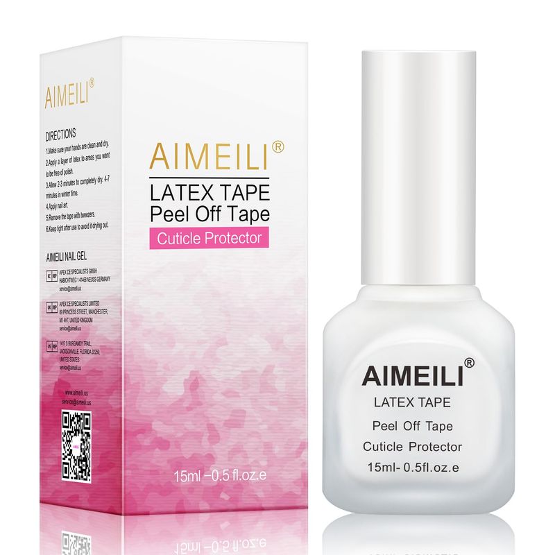 AIMEILI Latex Tape Skin Protector for Nail Art 15 ML
