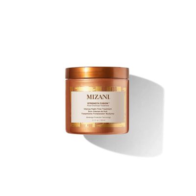 Mizani Strength Fusion Intense Night-Time Treatment | Deeply Nourishing Hair Mask | with Shea Butter | for Curly Hair | 5.1 Fl Oz