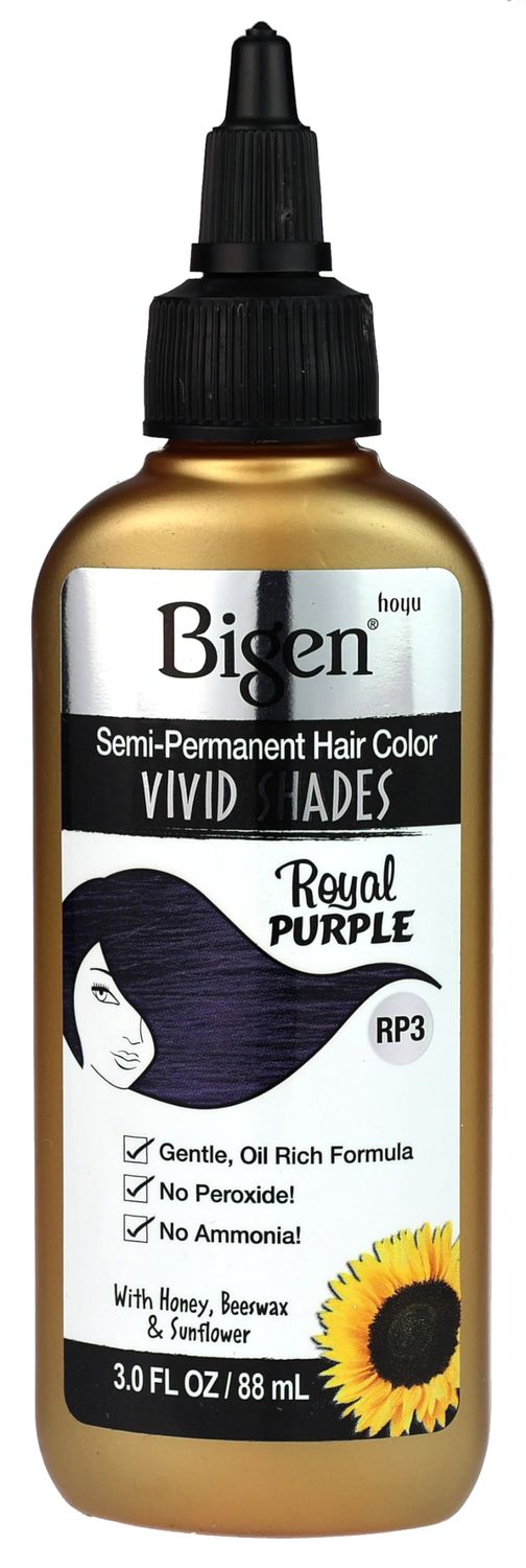 Bigen Semi-Permanent Haircolor #Rp3 Royal Purple 3 Ounce (88ml) (6 Pack)