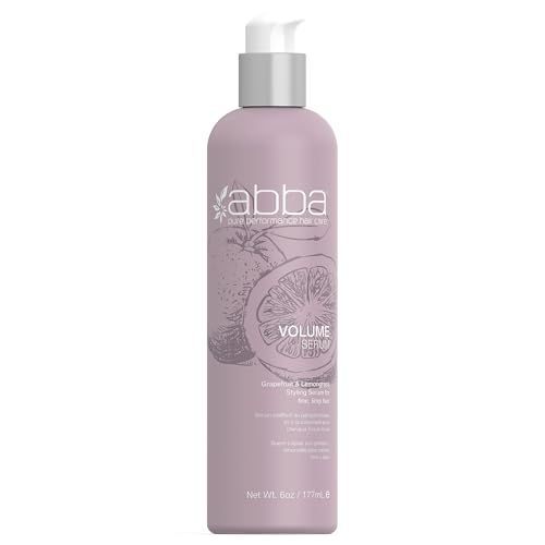 ABBA Volume Serum, Grapefruit &amp; Lemongrass, 6 Fl Oz (Pack of 1)