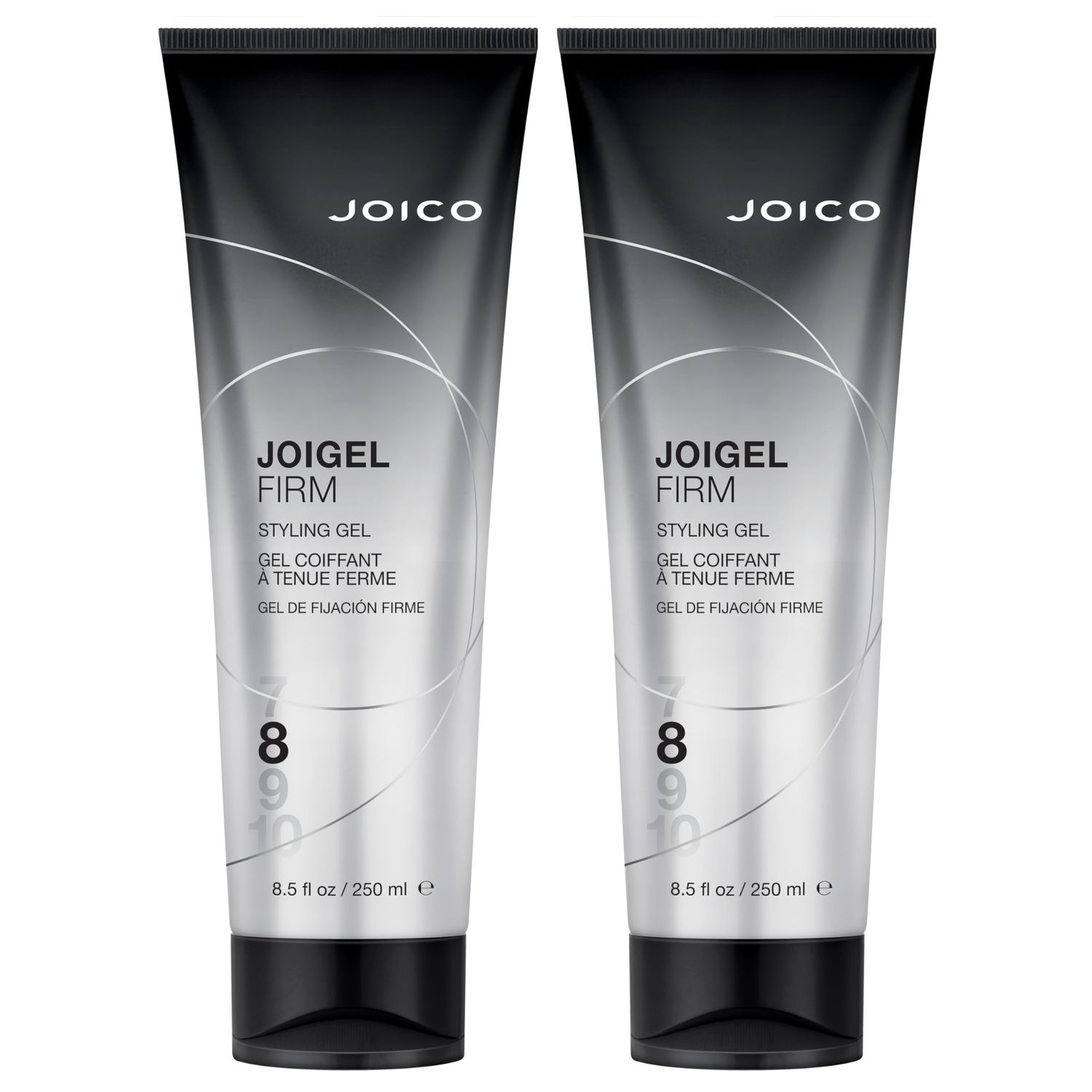 JoiGel Firm Styling Gel | For Most Hair Types | Add Body and Volume | Lock In Moisture &amp; Boost Shine | Thermal Heat &amp; Humidity Protection | Protect Against Pollution | 8.5 Fl Oz (Pack of 2)