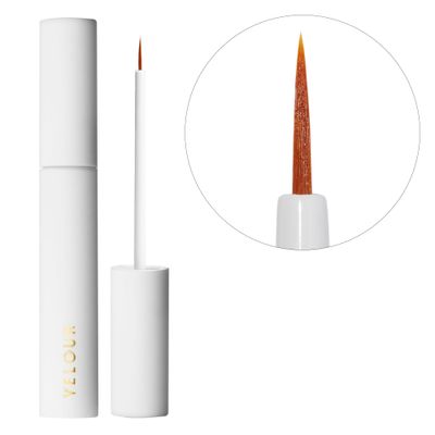 Velour Strong Eyelash Glue - Super Hold Vegan Lash Adhesive, Brush on Applicator - Premium, Latex-Free Individual Bond for Strip Eyelash Extensions, False Lashes (White)