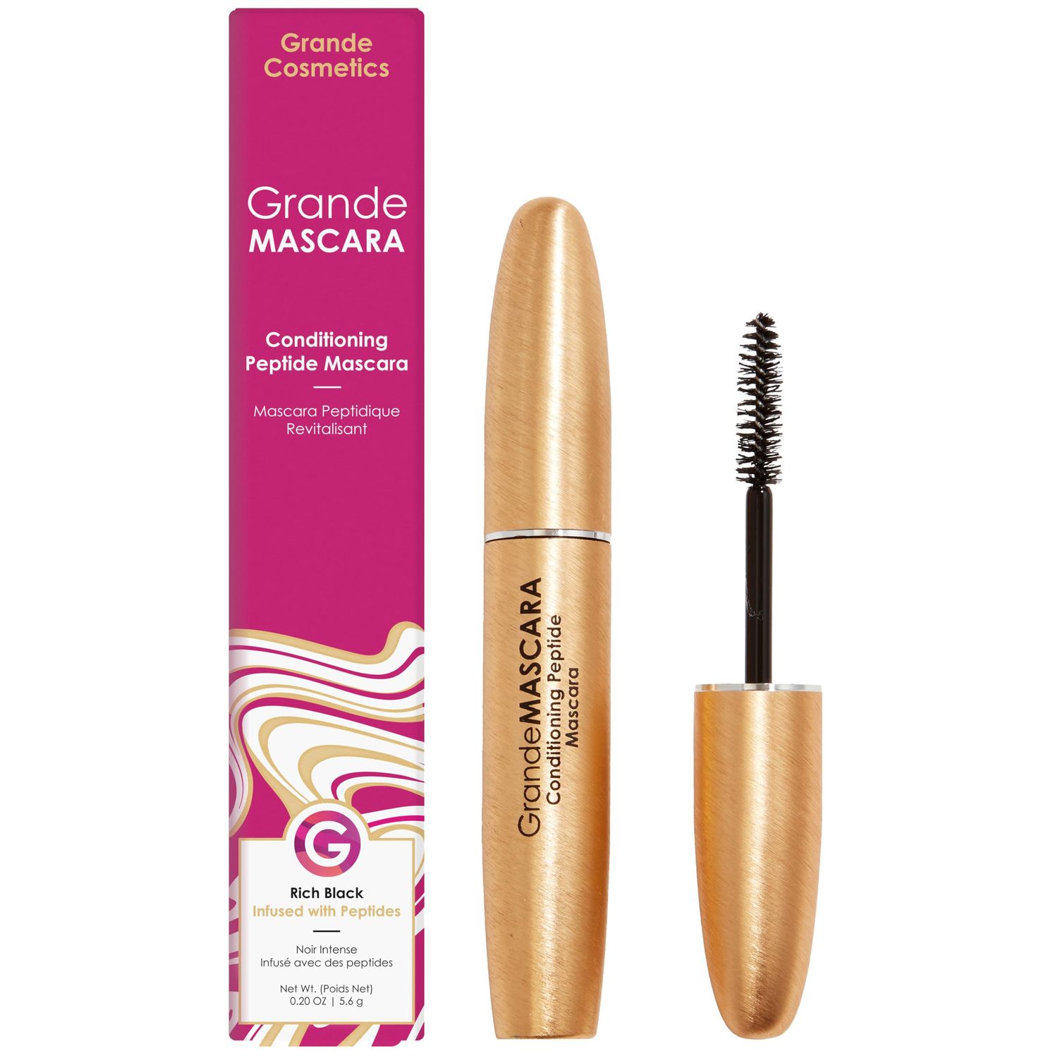 Grande Cosmetics GrandeMASCARA Conditioning, Black, 0.20 Ounce (Pack of 1)