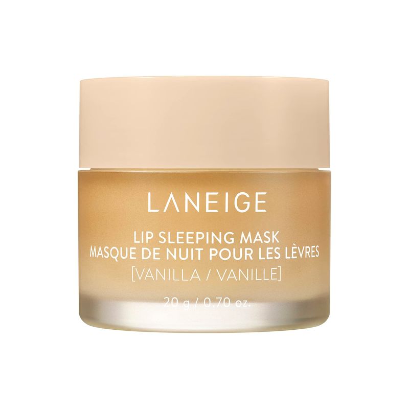 LANEIGE Lip Sleeping Mask Vanilla: Nourish, Hydrate, Vitamin C, Murumuru &amp; Shea Butter, Antioxidants, Flaky, Dry Lips