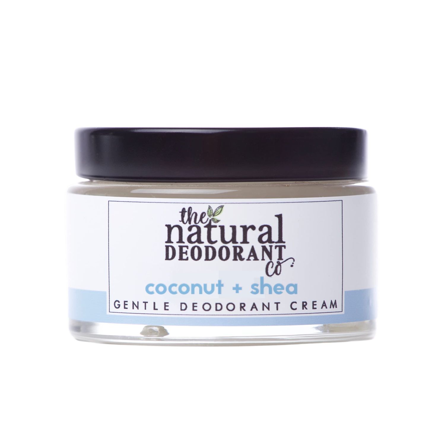 The Natural Deodorant Co, Gentle Deodorant Cream Coconut &amp; Shea 55g, Aluminium Free, Plastic Free, Sensitive Skin