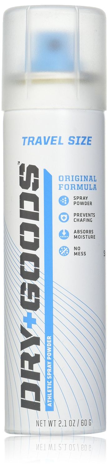 Dry Goods Athletic Spray Powder, Travel Size - Original, 2.1 oz