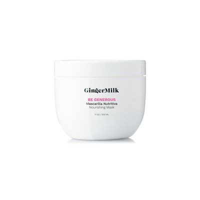 GINGER MILK - Nourishing Hair Mask - Deeply hydrates and provides softness. Natural Formula | 17oz | Be Generous