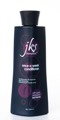 JKS Once A Week Conditioner 8oz, hair repair, well balanced conditioner has all the nutrients, proteins and moisture that hair needs