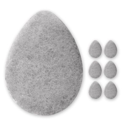 KOL Face Scrubber, Charcoal Infused Exfoliating Facial Cleansing Pads, Disposable Exfoliator Face Sponge for Daily Cleaning and Makeup Removal, 6 Count