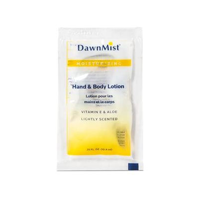 Dukal PH10 Dawn Mist Hand and Body Lotion, Single-Use Packet, 0.35 oz., Pack of 1000
