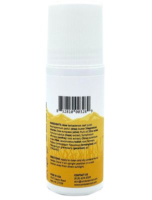 Aluminium Free Natural Deodorant For Men, Women | Organic Hops and Magnesium Body Odor Eliminator | Free of Baking Soda. Best Roll On Deodorant by OM Botanical
