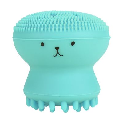 Octopus Wash Tool Cute Facial Cleansing Brush Manual Exfoliating Brush Face Cleansing Brush Exfoliating(green)