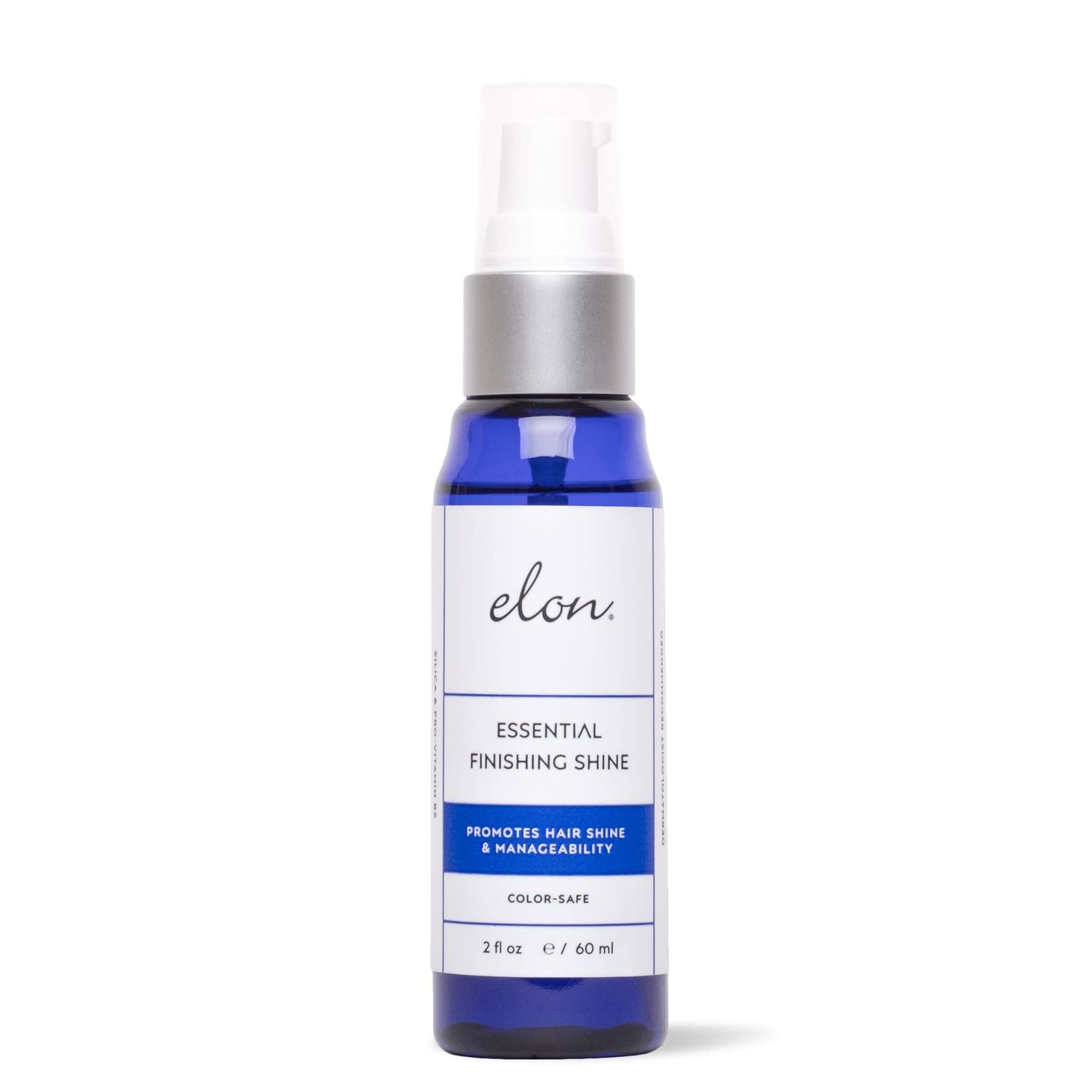 Elon Finishing Hair Shine Spray Fast Drying Thermal Hair Protector Spray for Shiny Hair w/Panthenol, Silica &amp; Hydrolyzed Silk- Heat Protectant Spray - Revitalizing Hair Shine Serum for Dry Hair