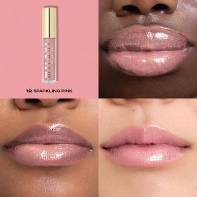 Milani Keep It Full Nourishing Lip Plumper - Sparkling Pink (0.13 Fl. Oz.) Cruelty-Free Lip Gloss for Soft, Fuller-Looking Lips