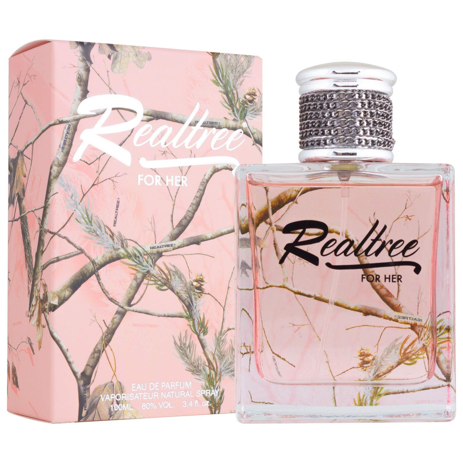 Realtree Eau de Parfums Spray for Her, 3.4 Fluid Ounce