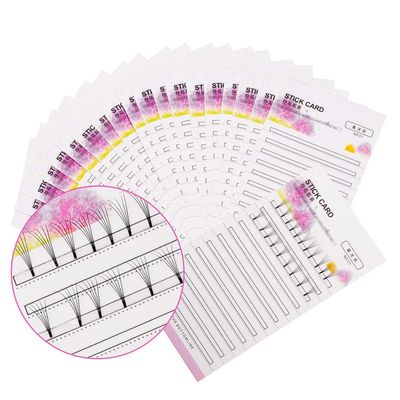 FADLASH Volume Fans Holder for Easy Fan Volume Lashes, 20Pcs Storage Card, Cruelty Free, Black