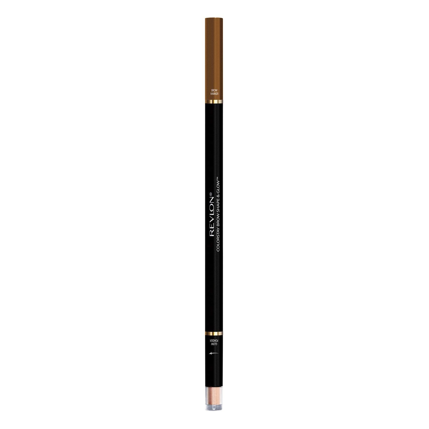 Revlon Colorstay Shape &amp; Glow Eye Brow Marker and Highlighter, Soft Brown (0.02 Oz (Marker), 0.008 Oz (Highlighter)),1 Count