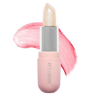 Winky Lux Glimmer Balm, pH Lip Balm, Color Changing Lipstick and Tinted Lip Balm, Vegan &amp; Cruelty Free Lip Balm, Hydrate &amp; Plump, Pink Shimmer Lipstick, Unicorn