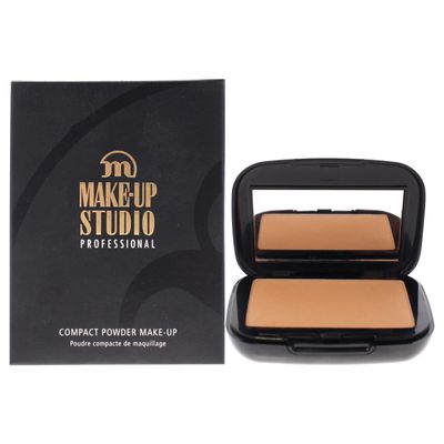 Make-Up Studio Professional Make-Up Compact Powder Foundation 3-In-1 - Compact Fixing Powder - Handy To Travel With - Long Lasting Foundation - Sunrise - 0.35 Oz