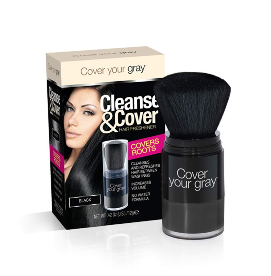 Cover Your Gray Cleanse and Cover Hair Freshener - Black