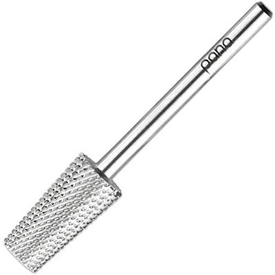Premium Pana 3/32&quot; Tapered Barrel Carbide Nail Bit -For Electric Dremel Drill Machine, Nail Art Design, Manicure, Pedicure, Nail File, Cuticle Clean etc. (Fine Grit- Silver)