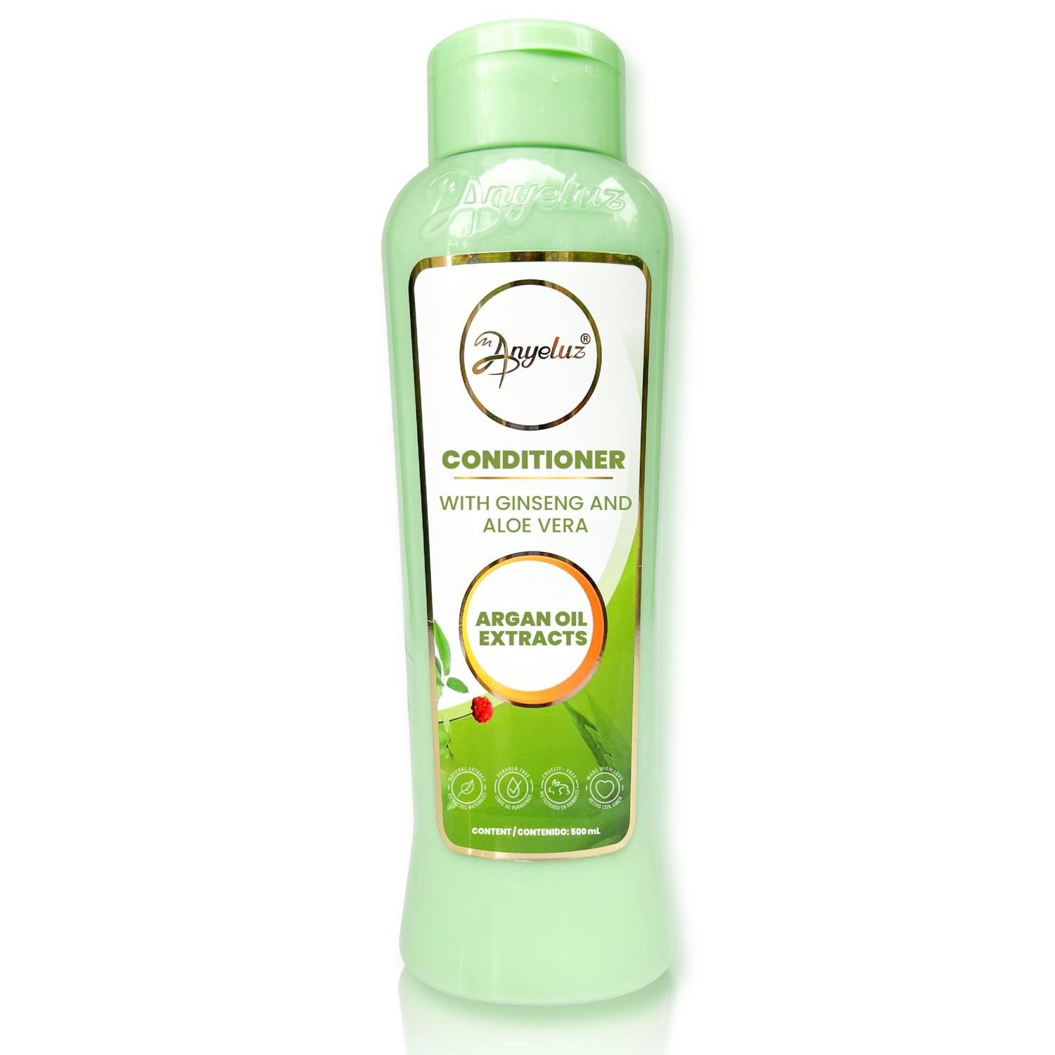 Anyeluz Aloe Vera Conditioner, Enhances Hair Condition Leaving it Silky, Revitalized, and Easy to Comb, Recommended for All Hair Types