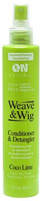 On Natural Premium Oil-Free Weave &amp; Wig Spray Coco Lime 8 fl oz ON Organic Natural Premium Oil-Free Weave &amp; Wig Spray Coco Lime 8 fl oz